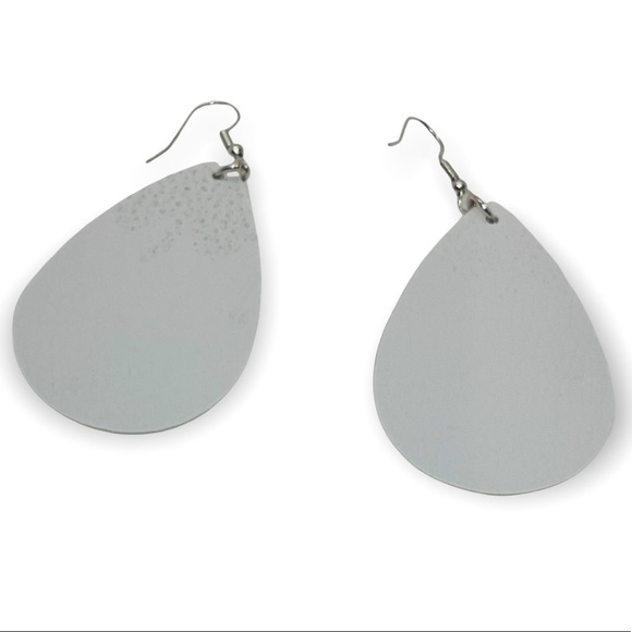 3 for $25 St. Patrick's Day Faux Leather Festive Dangle Earrings - Picture 3 of 7